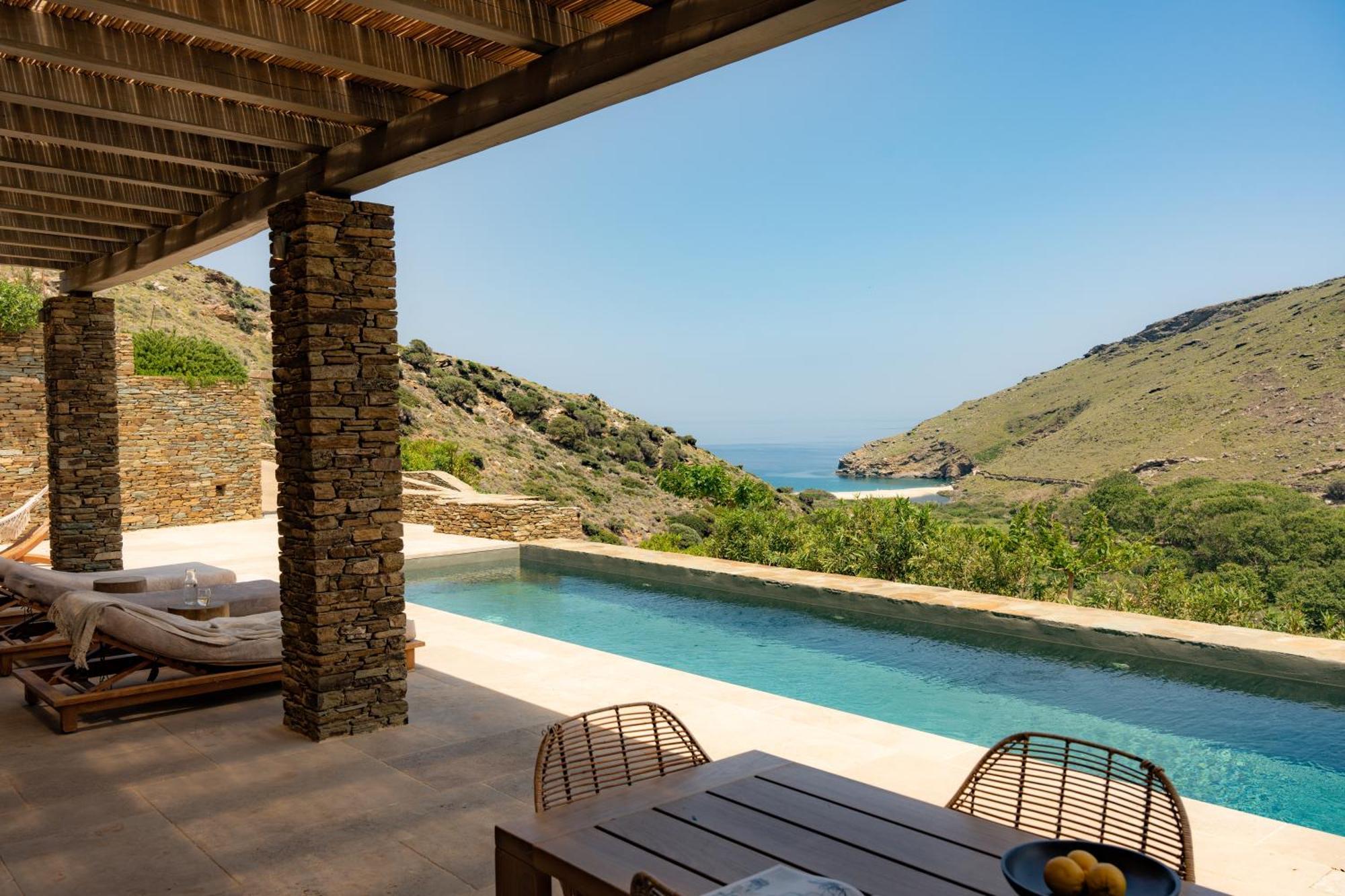 Maison d'hôtes Onar Andros à Achla Extérieur photo