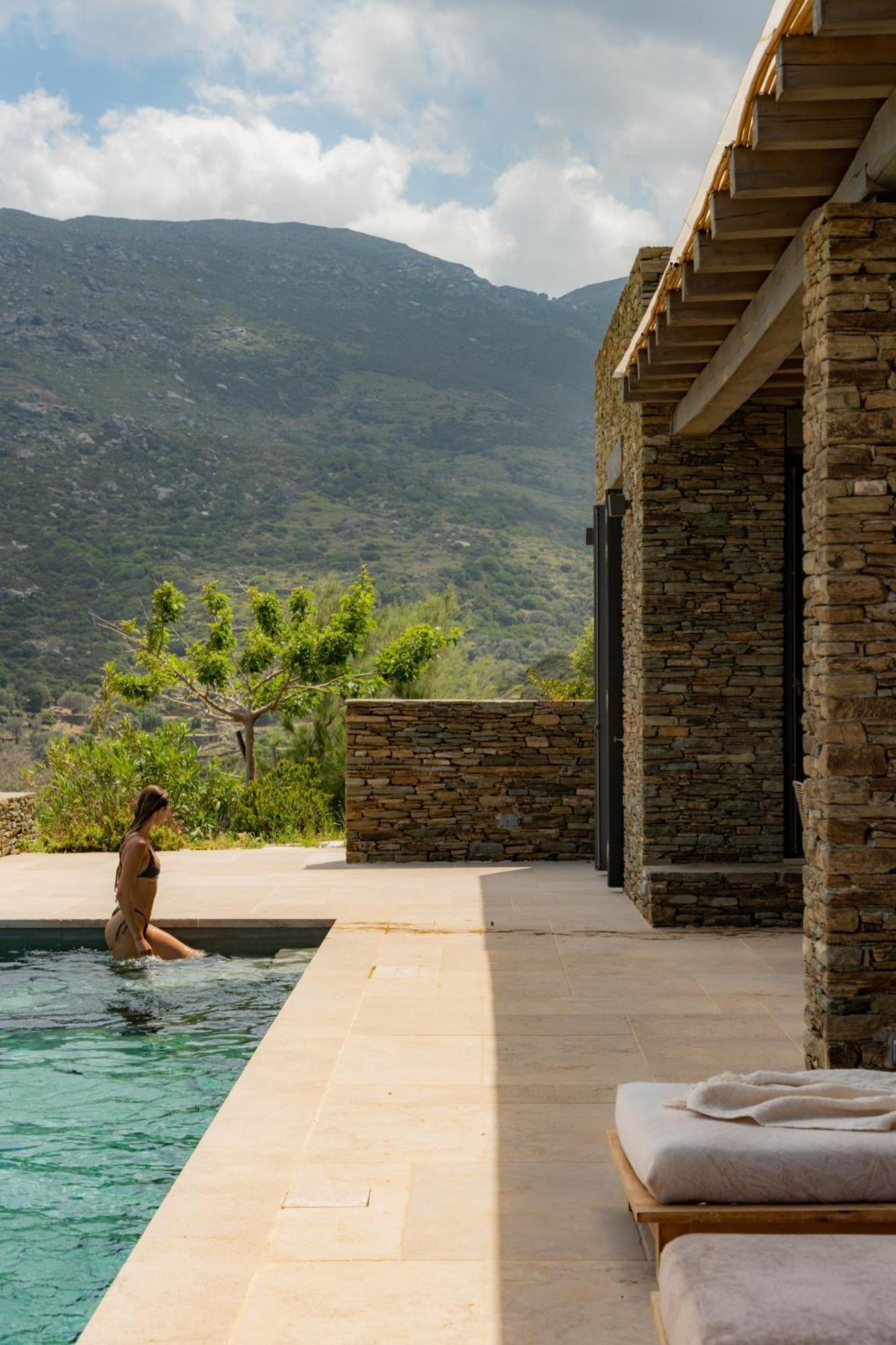 Maison d'hôtes Onar Andros à Achla Extérieur photo