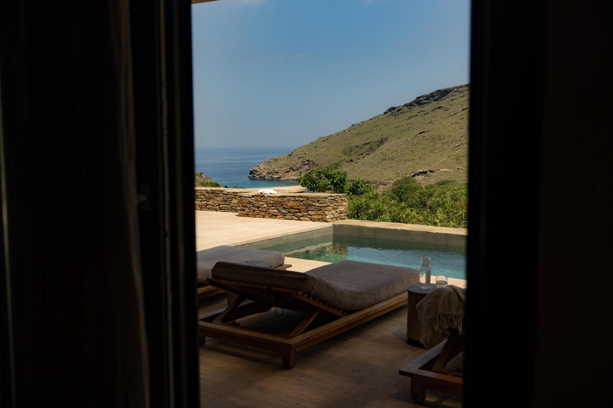 Maison d'hôtes Onar Andros à Achla Extérieur photo