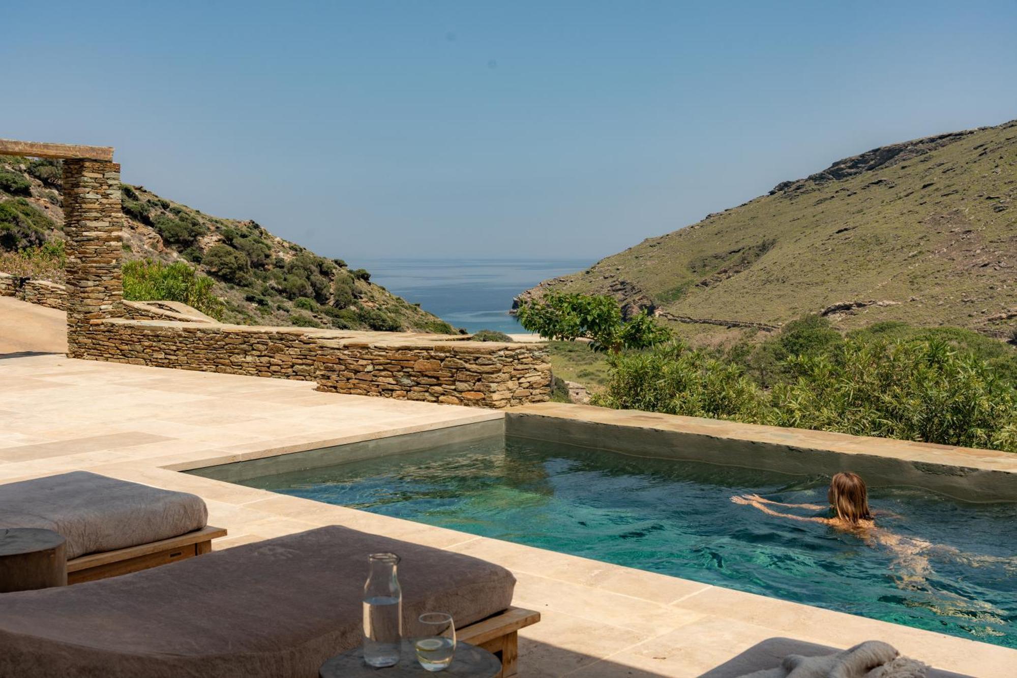 Maison d'hôtes Onar Andros à Achla Extérieur photo